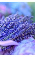 Relaxing Herbal Mauve Lavendar Notebook