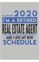 Weekly Planner 2020 - 2021 for retired REAL ESTATE AGENT