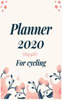 Planner 2020 for cycling: Jan 1, 2020 to Dec 31, 2020: Weekly & Monthly Planner + Calendar Views (2020 Pretty Simple Planners)