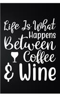 Life Is What Happens Between Coffee and Wine