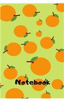 Notebook: Orange notebook 120 white paper lined for writing - Black Math, Physics, Science Exercise BookFor Students, Kids, Teens, Boys, Girls