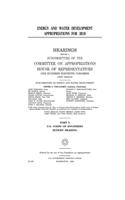 Energy and water development appropriations for 2010