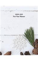 2020-2021 Two Year Planner: Record Your Daily Appointments, Schedule, Priorities, To-Do Lists & Important Reminders for 2 Years in this 131 page 1 January 2020 to 31 December 2