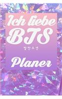 Ich liebe BTS Planer: Für Armys, Jungkook, Jimin, V Taehyung, Suga, Jin, RM, J-Hope, Happiness, Love yourself, Kpop Lovers, Idol, Fake Love, Pages: 150 Größe: 6 x 9 Zoll,