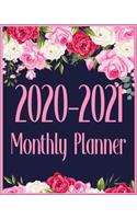 2020-2021 Monthly Planner: Planner 2020-2021, Monthly Planner and Calendar, 8" x 10", Jan. 2020 - Dec. 2020, Twin Wire Binding Perfect for Planning and Organizing Your Home or