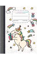 primary journal handwriting half blank Top Half Blank For Drawing: Cute Cover Unicorn Composition notebook creative story tablet for Drawing and Primary Ruled Lines for Creative Writing 60 sheets/120 pages Size: 7.4