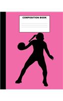 Composition Book: Handball Composition Notebook. 132 Pages Wide Ruled 7.5x9.25