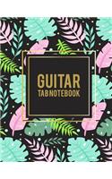 Guitar Tab Notebook: Summer Forest, 8.5" X 11" Blank Sheet Music Notebook, Music Composition Books, Music Manuscript Paper, Blank Guitar Tab, Blank Staff Paper