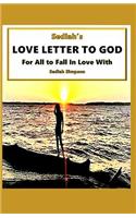 Sediah's Love Letter To God