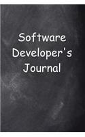 Software Developer's Journal Chalkboard Design