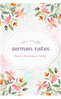 Sermon Notes Journal
