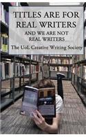 Titles Are For Real Writers