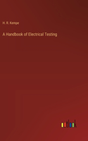 Handbook of Electrical Testing