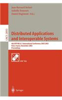 Distributed Applications and Interoperable Systems: 4th Ifip Wg6.1 International Conference, Dais 2003, Paris, France, November 17-21, 2003, Proceedings