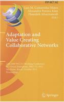 Adaptation and Value Creating Collaborative Networks
