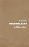 hundertneunzehn: gedichte und texte