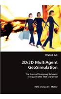 2D/3D MultiAgent GeoSimulation