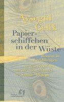 Papierschiffchen in der Wuste