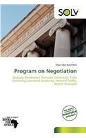 Program on Negotiation: (English)