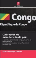 Operações de manutenção da paz