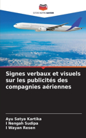Signes verbaux et visuels sur les publicités des compagnies aériennes