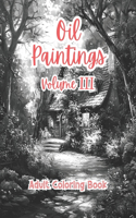 Oil Paintings Adult Coloring Book Grayscale Images By TaylorStonelyArt