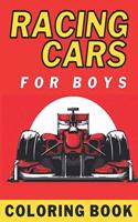 Racing Cars Coloring Book For Boys