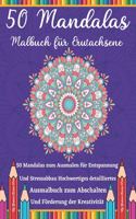 50 Mandalas Malbuch für Erwachsene