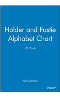 Holder and Fastie Alphabet Chart 25-Pack