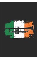 Ireland Flag - Trumpet: Graph Ruled Notebook - Journal for Ireland Flag Irish Pride