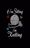 If I'm Sitting I'm Knitting