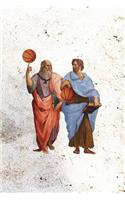 Aristotle and Plato with Basketballs: 6x9 120-page lined notebook journal notepad scribble book diary workbook for philosophers