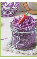 Fermented Recipe Book Waiting To Be Filled With Your Special Kombucha, Kefir, Kimchi & Sauerkraut Fermented Recipes