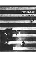 Notebook for Photographer: 300 Pages 8.5" X 11" Sketch Book with Large Blank Graph Paper and Blank White Paper, Sketching, Drawing and Record Creative Ideas, Notebook to Draw 