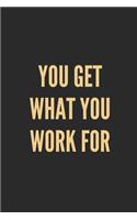 You Get What You Work for