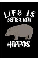 Life Is Better With Hippos: Animal Nature Collection