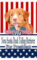 My Nova Scotia Duck Tolling Retriever for President