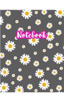 Notebook: Cute Blank Lined Journal Large 8.5 x 11 Matte Cover Design with Ruled White Paper Interior (Perfect for School Notes, Girls and Boys Diary, Kids Wri