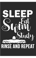 Sleep Swim Eat Study Rinse Repeat