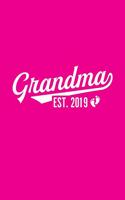 Grandma EST.2019, Notebook - A Blank Lined Journal and Keepsake