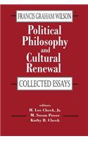 Political Philosophy and Cultural Renewal