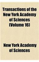 Transactions of the New York Academy of Sciences (Volume 16): (English)