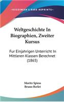 Weltgeschichte in Biographien, Zweiter Kursus