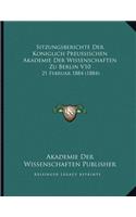 Sitzungsberichte Der Koniglich Preussischen Akademie Der Wissenschaften Zu Berlin V10