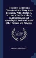 MEMOIR OF THE LIFE AND CHARACTER OF MRS.