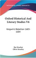 Oxford Historical And Literary Studies V6