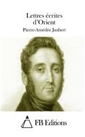 Lettres écrites d'Orient