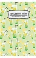 Blank Cookbook Recipes 120 Pages Size 6x9 Inches: Record Cooking Notebook Journal Notes Personal Recipes Foodies Chefs Family Home School