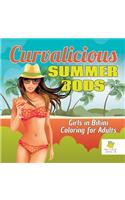 Curvalicious Summer Bods Girls in Bikini Coloring for Adults