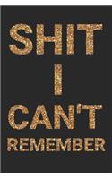 Shit I Can't Remember